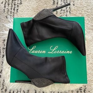 Bedazzled ankle boot